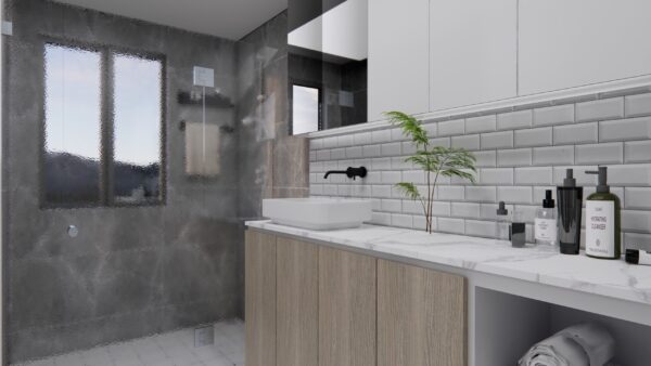 Daisy bathroom
